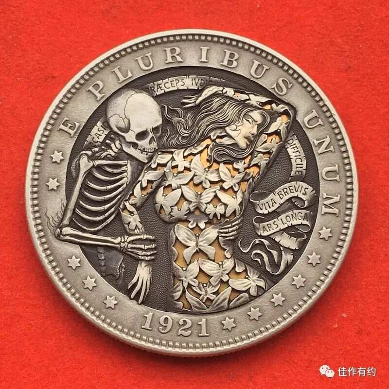 世界上最美丽的流浪镍币,难得一见.